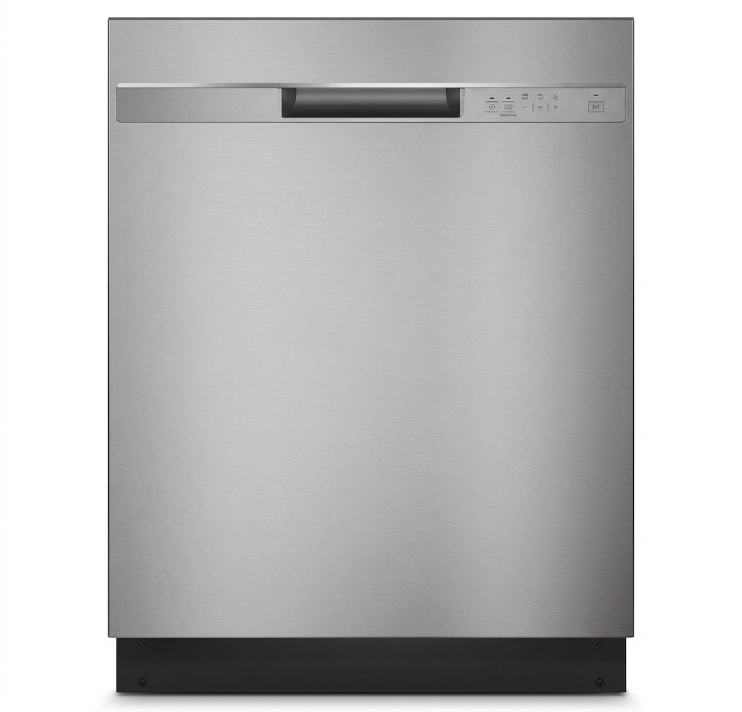GE® ENERGY STAR® ADA Compliant Stainless Steel Interior Dishwasher with Sanitize Cycle