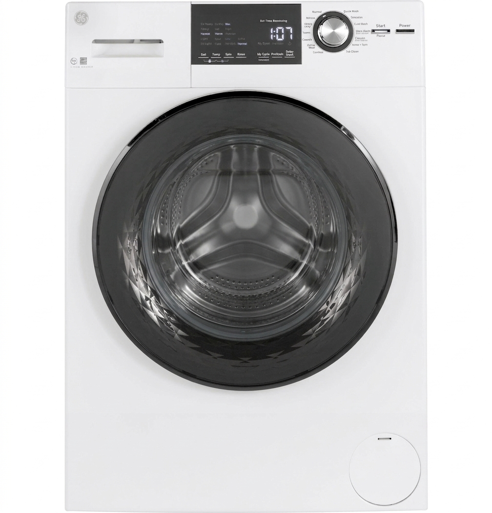 GE® ENERGY STAR® 24" 2.4 Cu. Ft. Front Load Washer with Steam