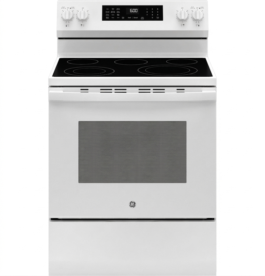 GE® ENERGY STAR® 30" Free-Standing Electric Convection Range with No Preheat Air Fry and EasyWash™ Oven Tray
