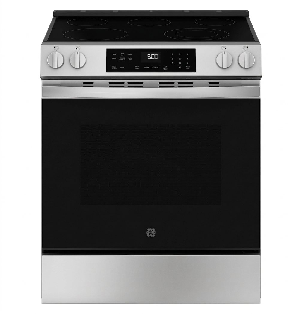 GE® ENERGY STAR® 30" Slide-In Electric Range with Crisp Mode