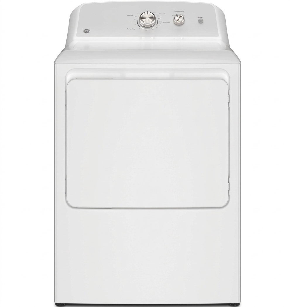 GE® 7.2 cu. ft. Capacity Electric Dryer with Up To 120 ft. Venting and Reversible Door