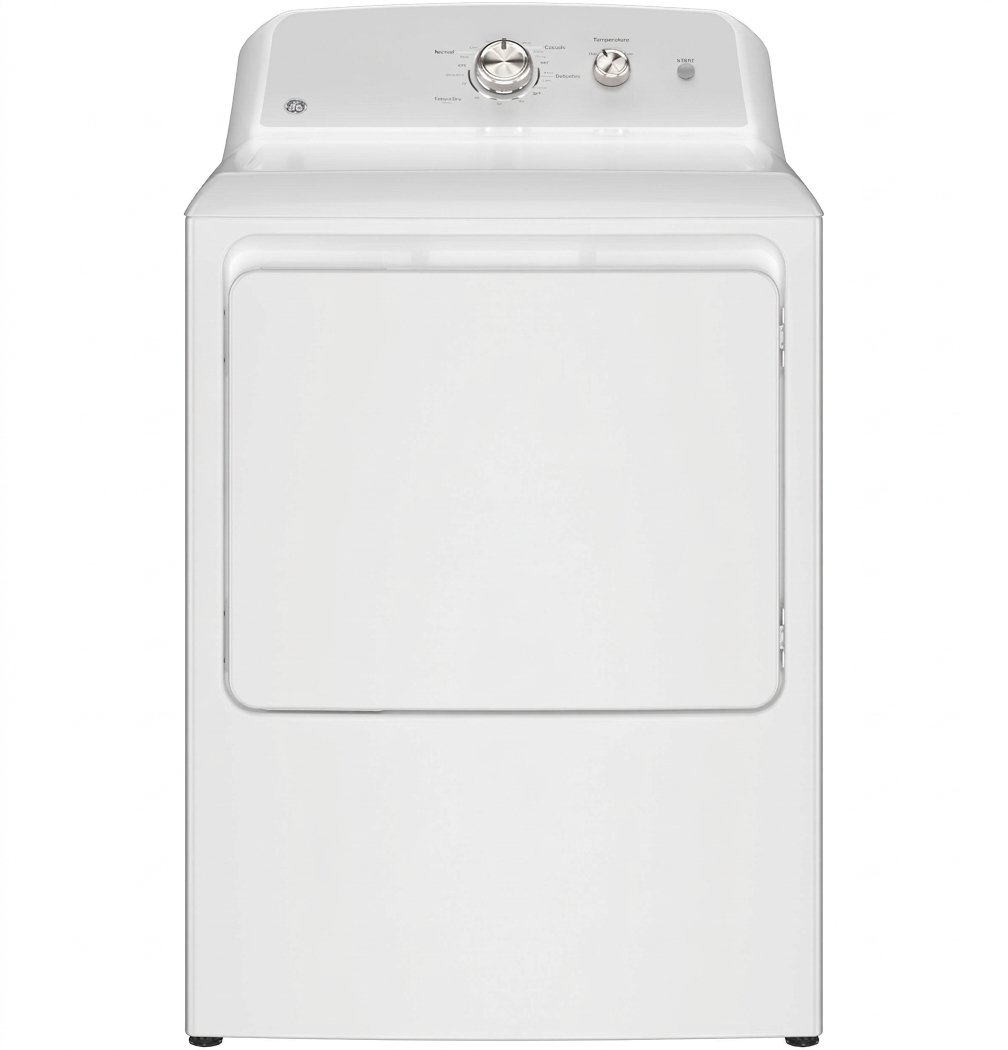 GE® 7.2 cu. ft. Capacity Gas Dryer with Up To 120 ft. Venting and Reversible Door