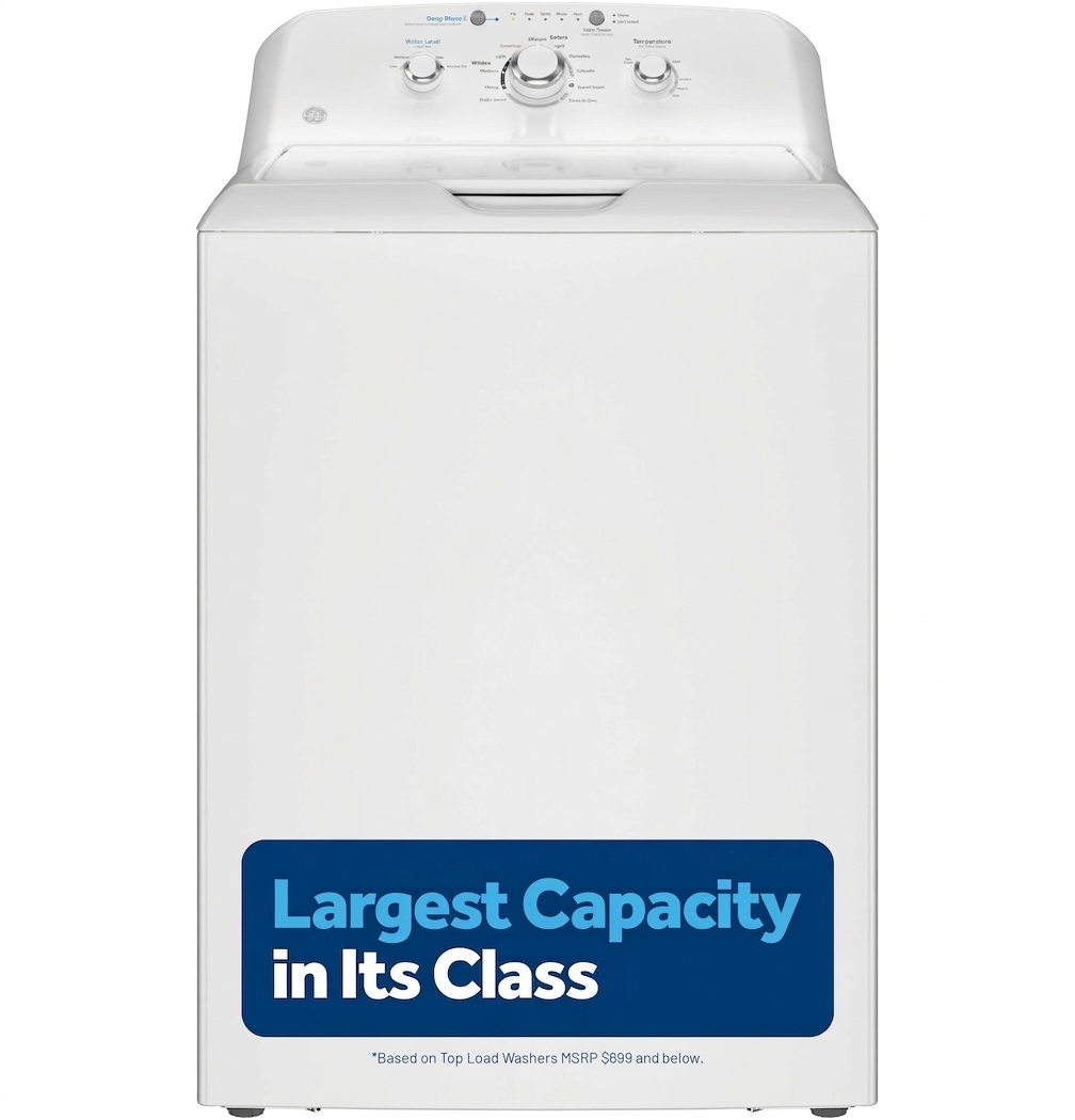 GE® 4.0 cu. ft. Capacity Washer with Stainless Steel Basket and Water Level Control