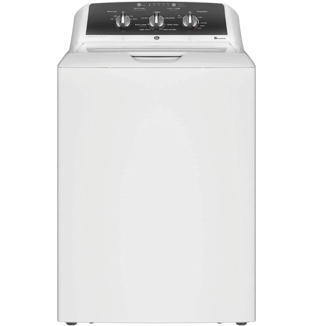GE® 4.3 cu. ft. Capacity Washer with Stainless Steel Basket,5-yr Limited Warranty