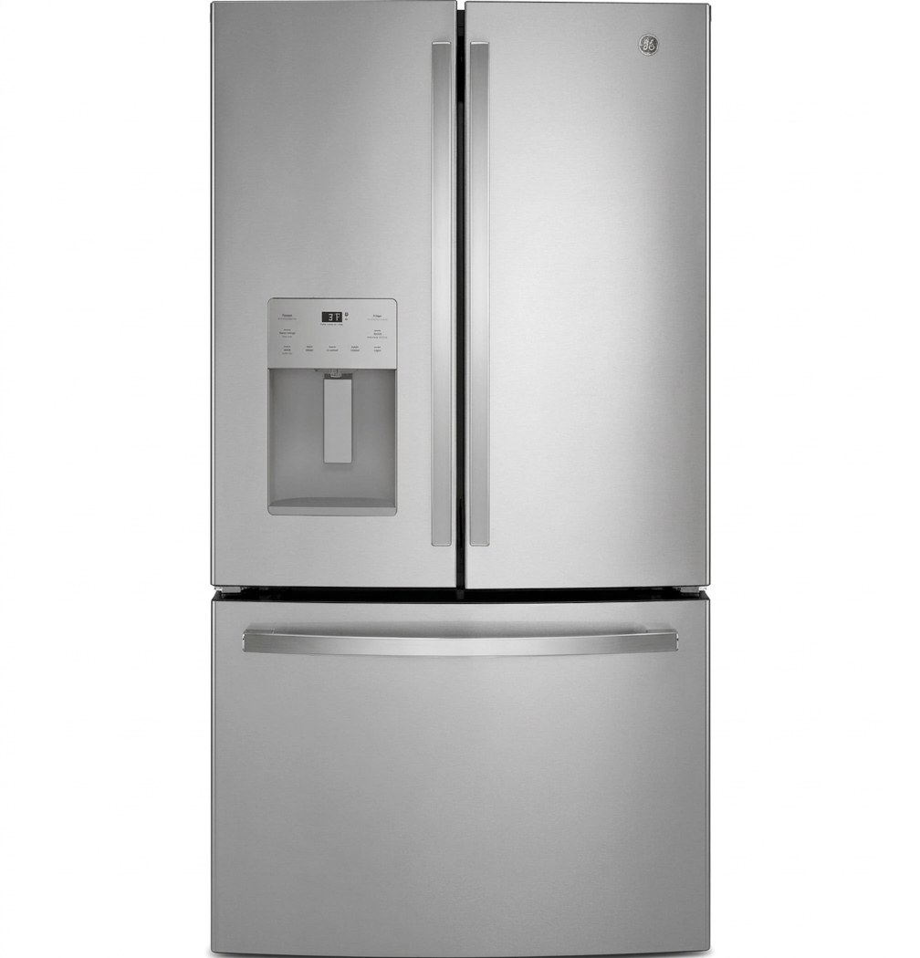 GE® ENERGY STAR® 20.6 Cu. Ft. Fingerprint Resistant Counter-Depth French-Door Refrigerator