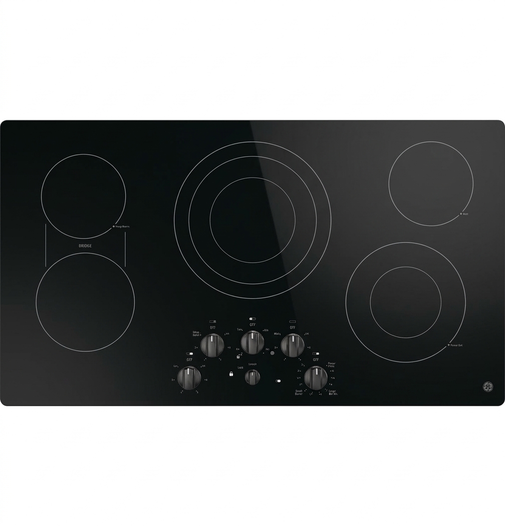 GE® 36" Built-In Knob Control Electric Cooktop