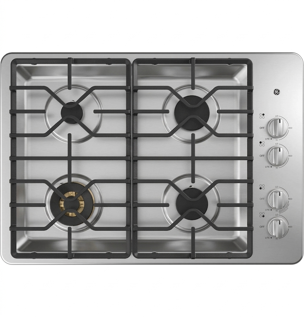 GE® 30" Built-In Gas Cooktop with Dishwasher-Safe Grates