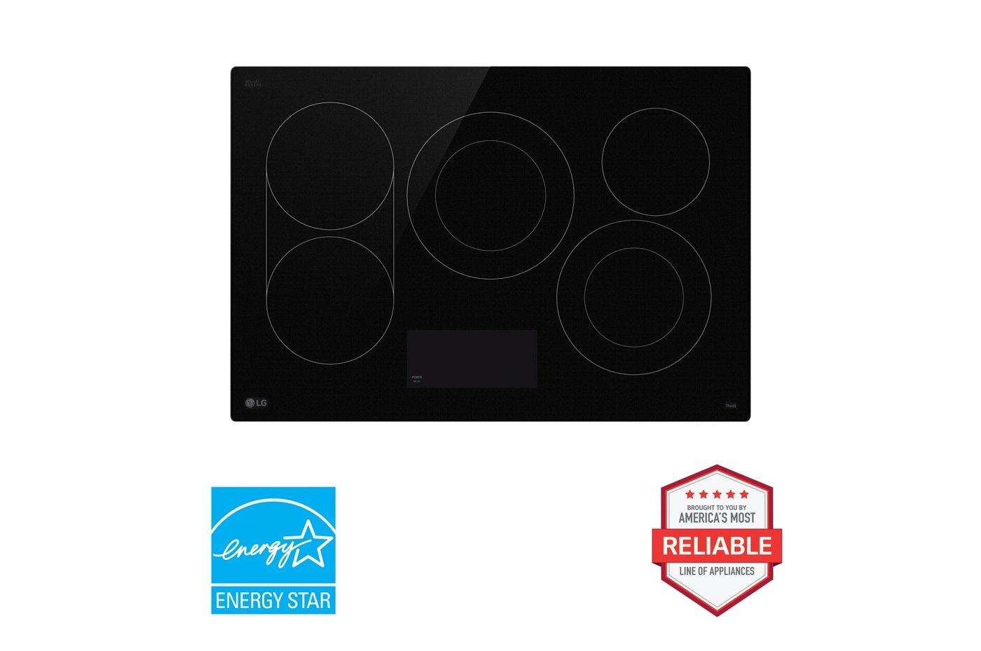 30” Electric Cooktop with UltraHeat™ 3.2kW Element — 30 11/16" W × 4 5/16" H
