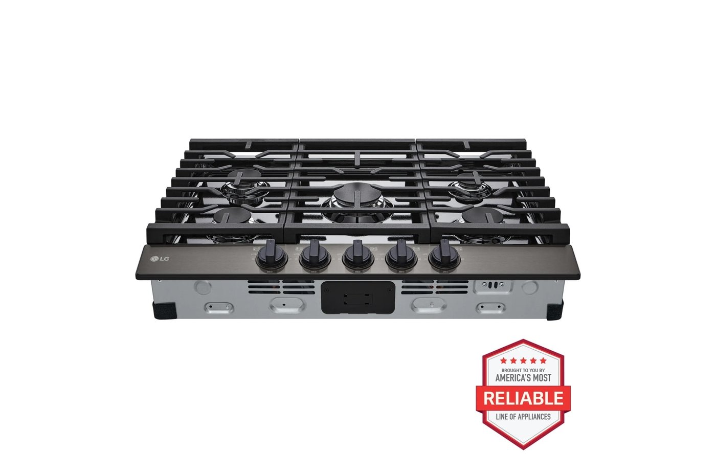 30 Inch Gas Cooktop with UltraHeat™ 20K BTU Burner — 30" W × 3 3/4" H