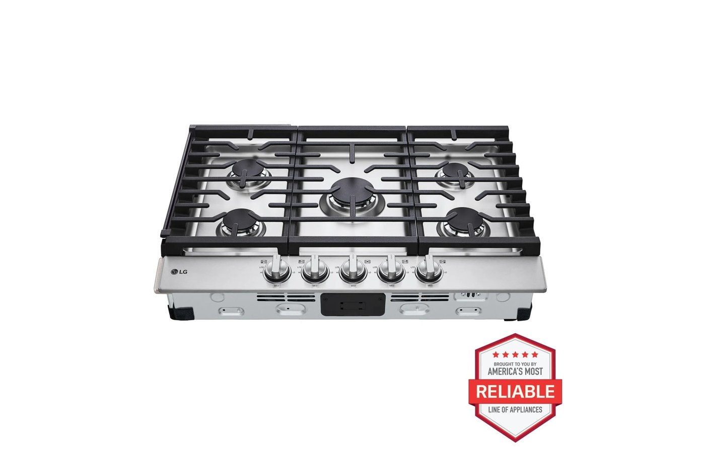 30 Inch Gas Cooktop with UltraHeat™ 20K BTU Burner — 30" W × 3 3/4" H