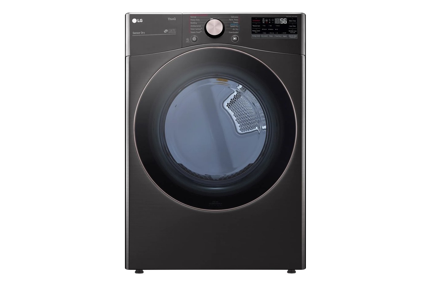 7.4 cu. ft. Ultra Large Capacity Smart Wi-Fi Enabled Front Load Electric Dryer with TurboSteam™ and Built-In Intelligence — 27" W × 39" H