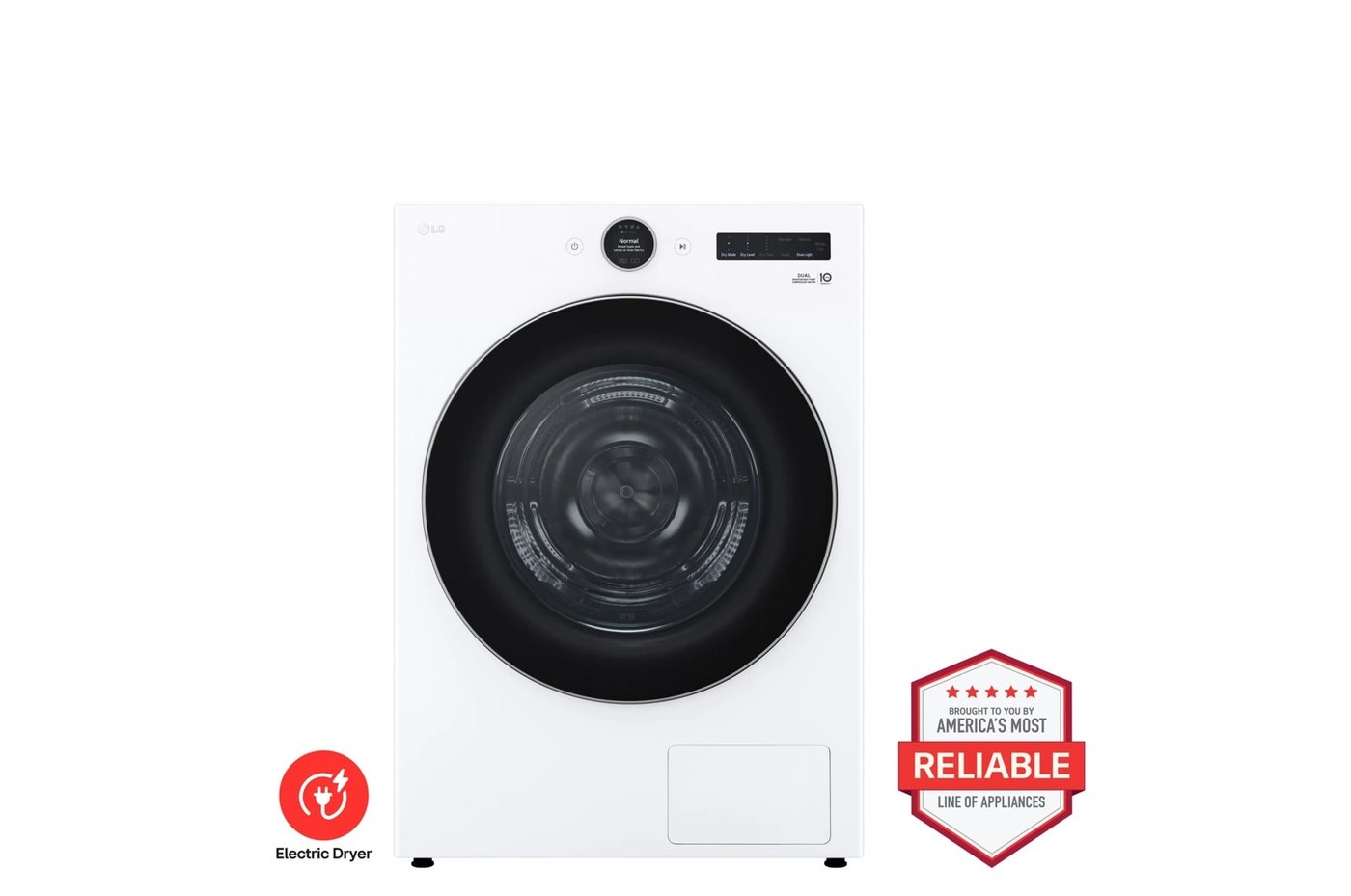 7.8 cu. ft. Mega Capacity Smart Front Load Dryer with Dual Inverter Heat Pump Technology and Inverter Direct Drive Motor System