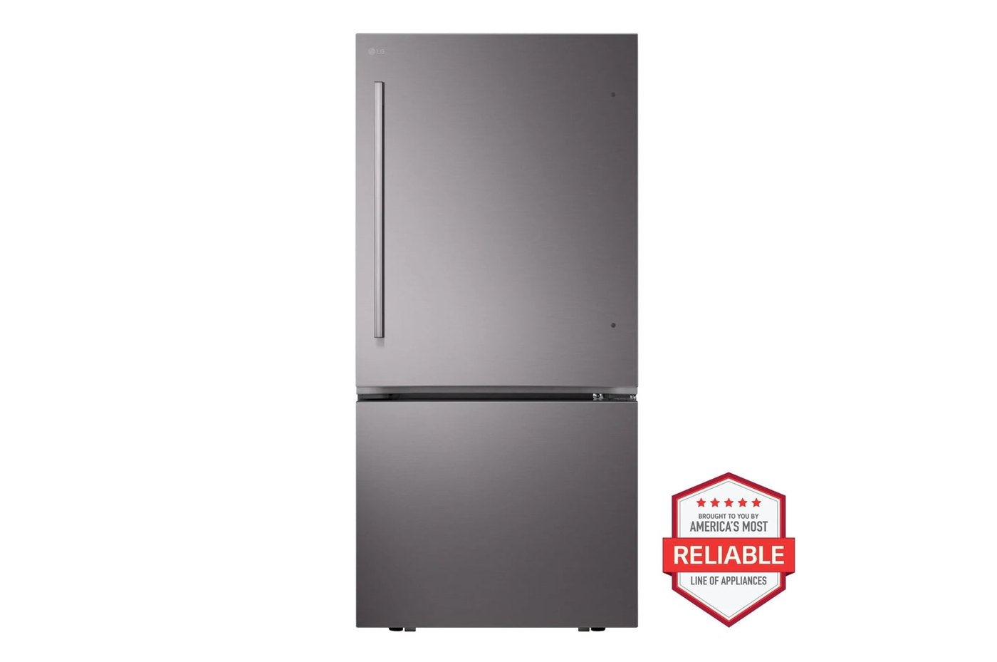 26 cu. ft. Bottom Freezer Refrigerator — 32 15/16" W × 69 15/16" H