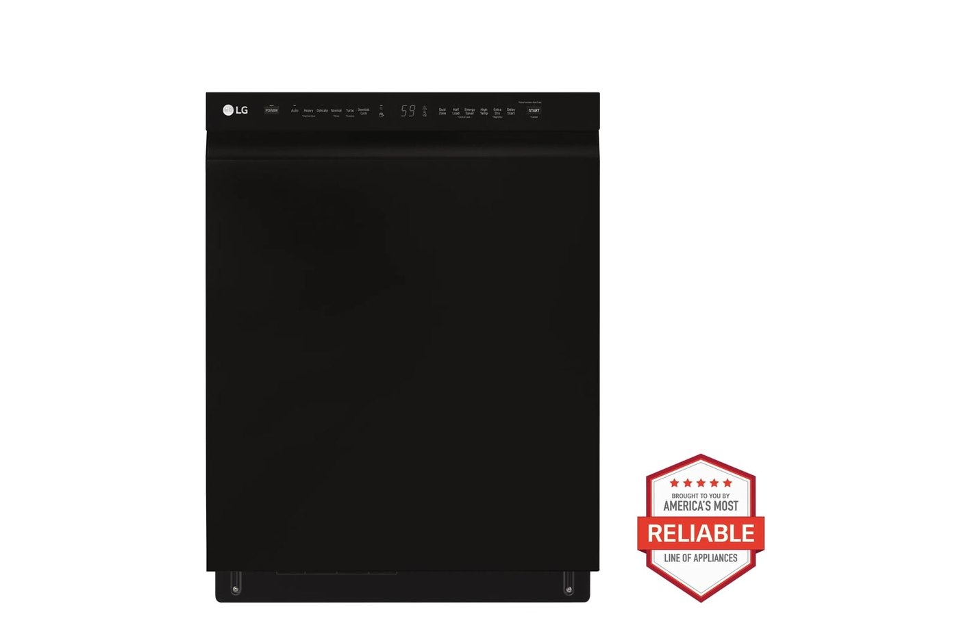 24 Inch Front Control Dishwasher with QuadWash™ and 3rd Rack — 23 3/4" W × 33 5/8" H