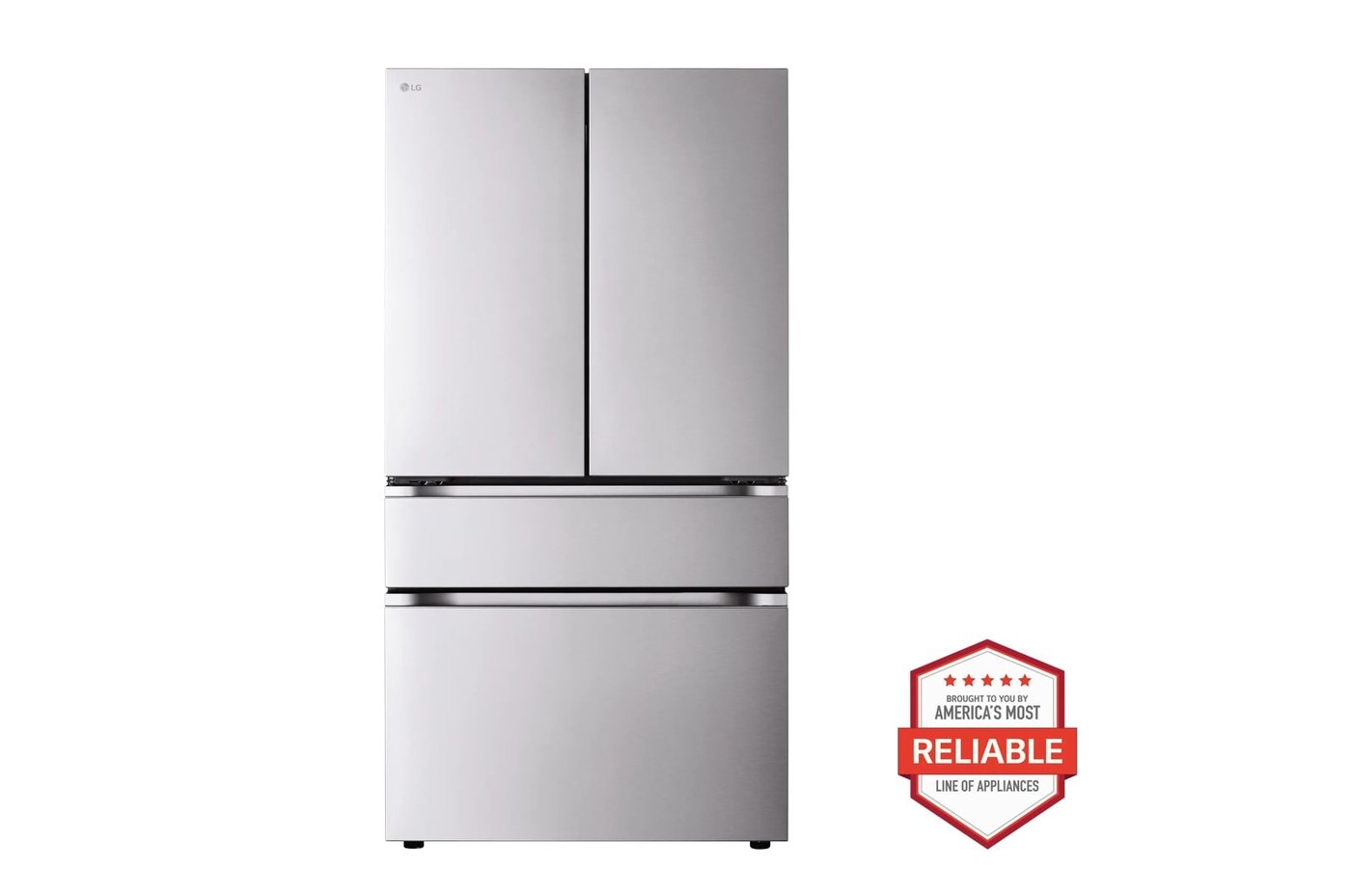 26 cu. ft. Counter-Depth MAX, 4-Door French Door Refrigerator with Full-Convert Drawer™ and Internal Water Dispenser — 35.8" W × 70.2" H
