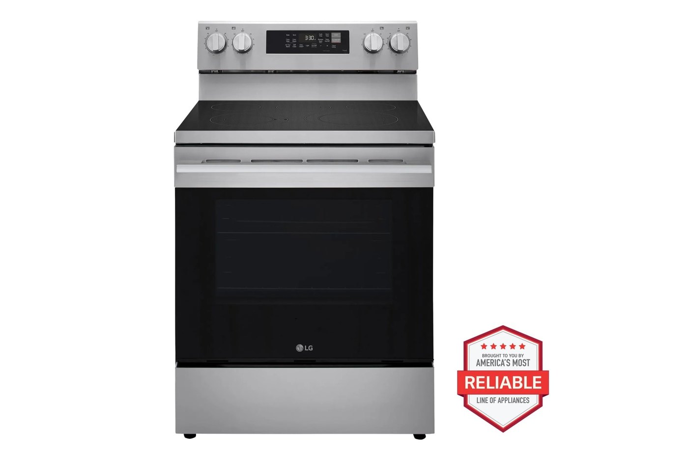 6.3 cu. ft. Smart Wi-Fi Enabled ProBake Convection® Electric Range with Air Fry & EasyClean® — 29 7/8" W × 46 1/2" H