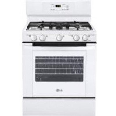 5.4 CU.FT. GAS SINGLE OVEN RANGE WITH EASYCLEAN EASYCLEAN FAN CONVECTION SMOOTH WHITE