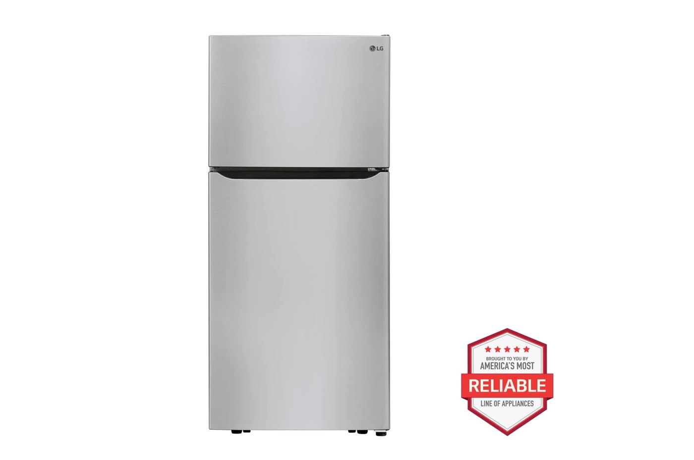 20 cu. ft. 30 Inch Wide Top Freezer Refrigerator - Stainless Steel — 30" W × 66" H