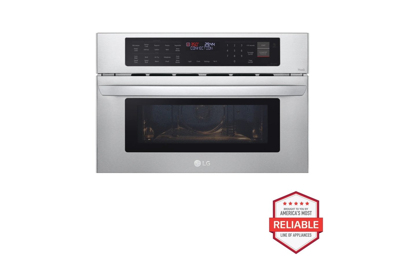 1.7 cu. ft. Smart Built-In Microwave Speed Oven — 29 3/4" W × 20 1/8" H