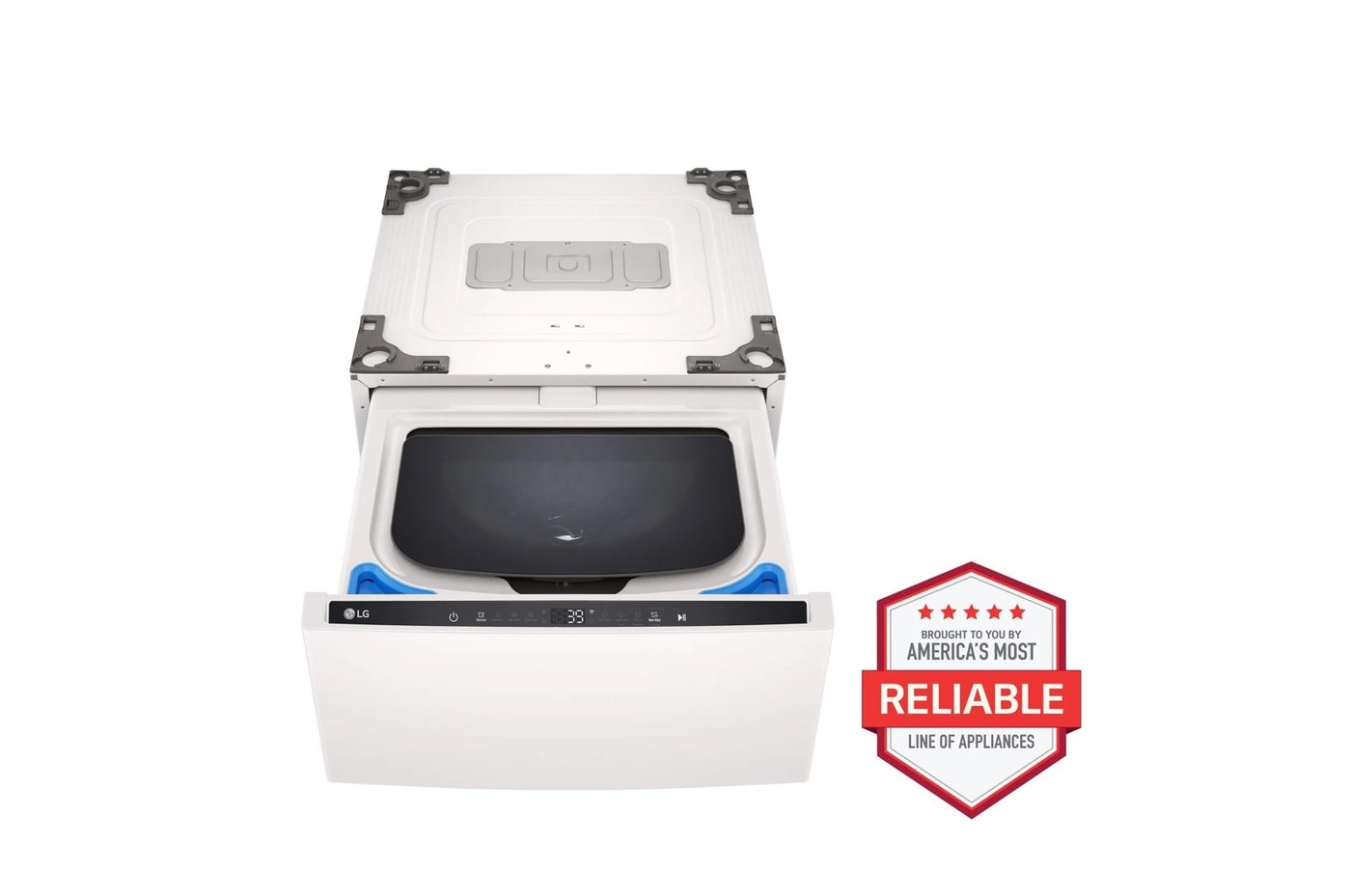 27 Inch LG SideKick™ Pedestal Washer — 27" W × 14 1/8" H