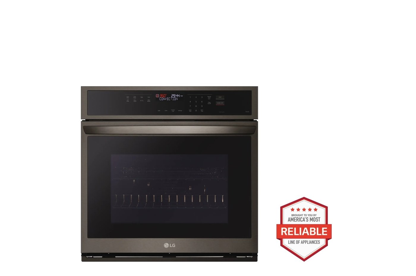 4.7 cu. ft. Smart Wall Oven with Convection and Air Fry — 29 3/4" W × 29 7/16" H