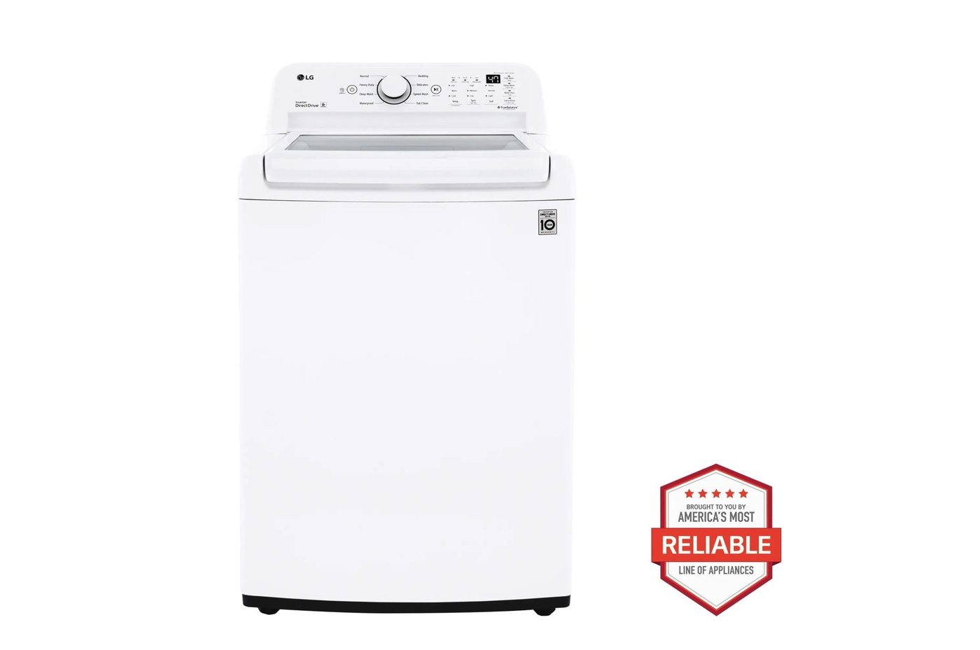 4.5 cu. ft. Ultra Large Capacity Top Load Washer with Impeller & TurboDrum™ Technology — 27" W × 44 1/2" H
