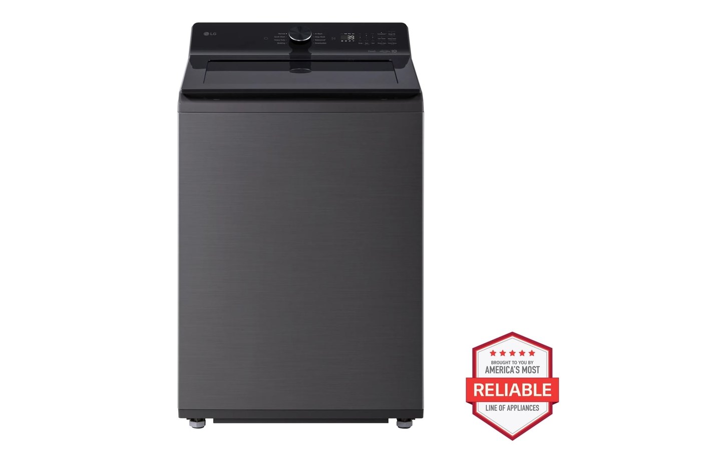 5.0 cu. ft. Mega Capacity Smart Top Load Washer with Impeller, EasyUnload™ & AI Sensing — 27" W × 43" H