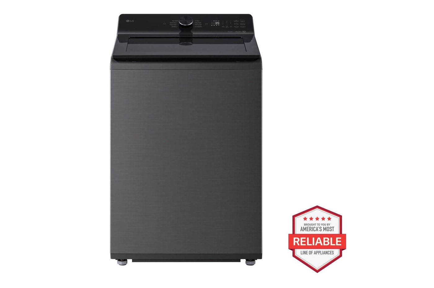 4.8 cu. ft. Mega Capacity Smart Top Load Washer with 4-Way® Agitator, EasyUnload™ & AI Sensing — 27" W × 43" H